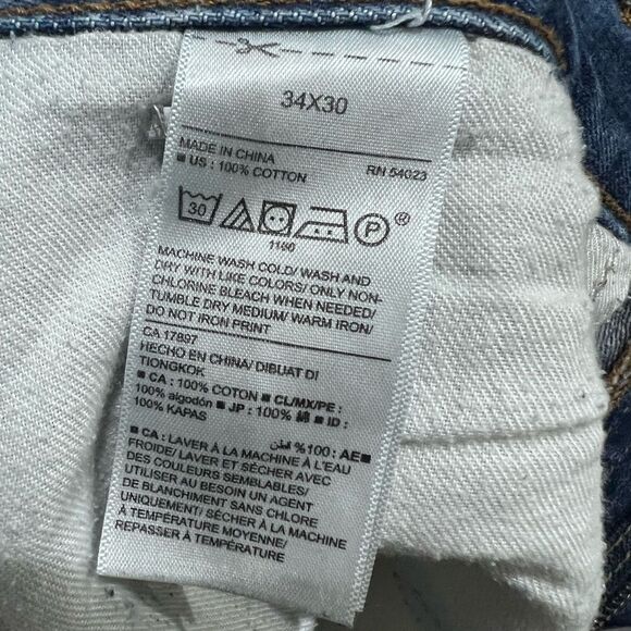 Old Navy regular standard medium wash jeans size 34/30 - Picture 12 of 12